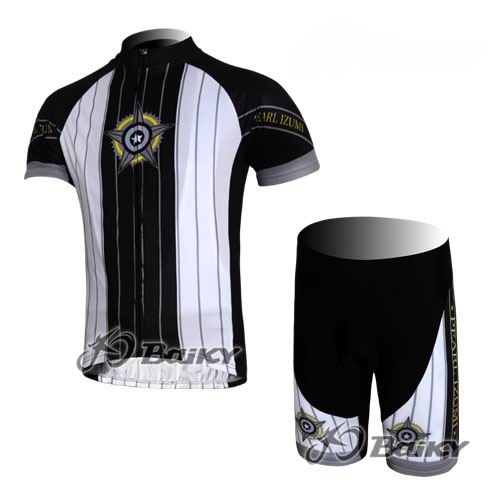 Pearl Izumi Maillot blanco negro mangas cortas